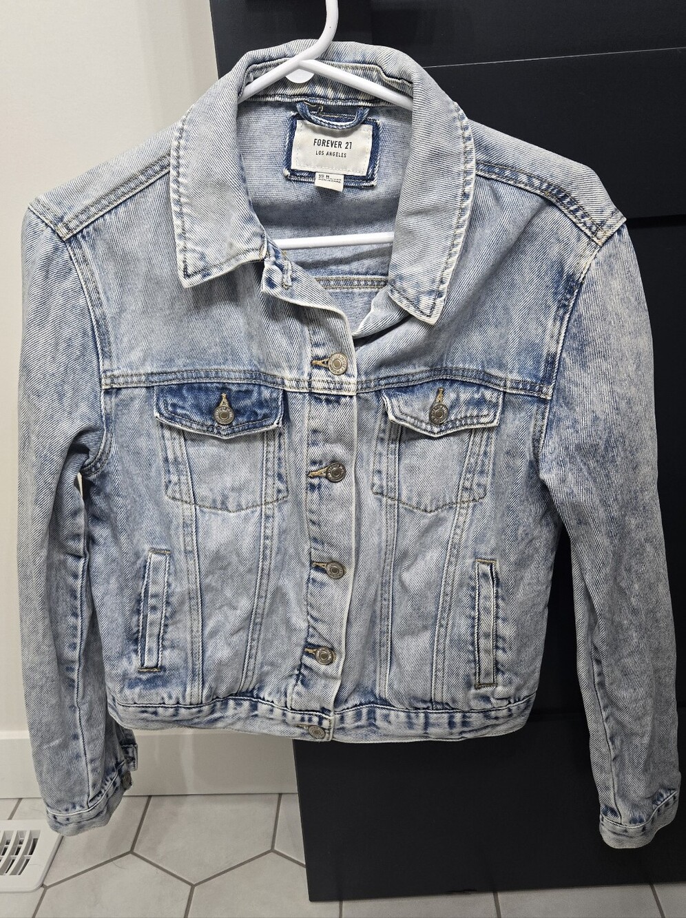 Vintage Acid Wash Jean Jacket